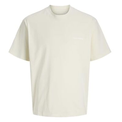 JACK & JONES Jcoretreat Typografic Tee Ss Crew Neck, Söt majs, M JACK & JONES Jcoretreat Typografic Tee Ss Crew Neck, Söt majs, M