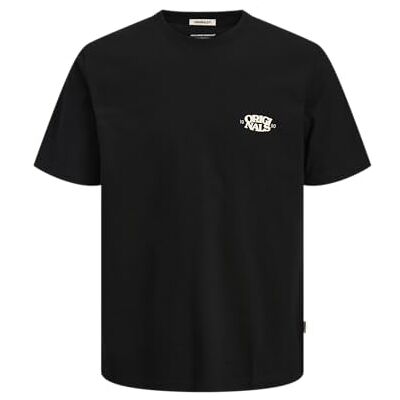 JACK & JONES herr Jortavira typ Back Teess Crew Oc25 Pls, svart, 3XL JACK & JONES herr Jortavira typ Back Teess Crew Oc25 Pls, svart, 3XL