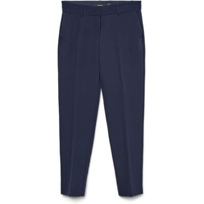 VERO MODA Vmgloria Mw Tapered Pant Noos, marinblå blazer, 36W / 32L VERO MODA Vmgloria Mw Tapered Pant Noos, marinblå blazer, 36W / 32L
