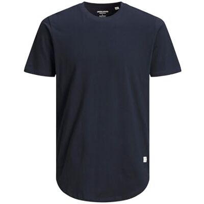 JACK & JONES Noa t-shirt för män plus size t-shirt, Blazer marinblå, 6XL JACK & JONES Noa t-shirt för män plus size t-shirt, Blazer marinblå, 6XL