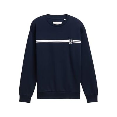 TOM TAILOR Denim herr sweatshirt, 10668 – himmelskaptensblå, XS TOM TAILOR Denim herr sweatshirt, 10668 – himmelskaptensblå, XS
