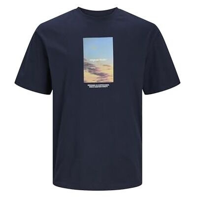 JACK & JONES JORVESTERBRO Picture Tee SS Crew Neck SN, Sky Captain, XS JACK & JONES JORVESTERBRO Picture Tee SS Crew Neck SN, Sky Captain, XS