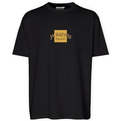 JACK & JONES Jorboston Tee Ss Crew Neck Fst, svart, M JACK & JONES Jorboston Tee Ss Crew Neck Fst, svart, M