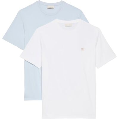Calvin Herr ss Badge Tee 2-pack Lv04Rd248G T-shirts, Multi, S Calvin Herr ss Badge Tee 2-pack Lv04Rd248G T-shirts, Multi, S