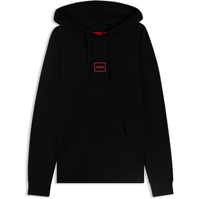 HUGO Herr Laze Hoodie Loungew_Sweatshirt, Black1, M, Svart, M HUGO Herr Laze Hoodie Loungew_Sweatshirt, Black1, M, Svart, M