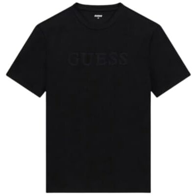 GUESS Men's PRAT CN SS T-SHIRTT-SHIRTSJet svart A996 storlek M längd N GUESS Men's PRAT CN SS T-SHIRTT-SHIRTSJet svart A996 storlek M längd N