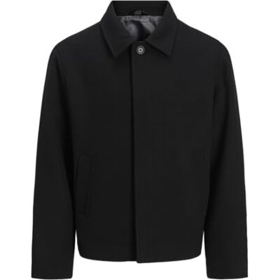 JACK & JONES Herr Jjeharrison Short Coat S, svart, xx_l, svart, XXL JACK & JONES Herr Jjeharrison Short Coat S, svart, xx_l, svart, XXL