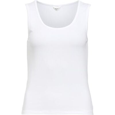 Object Objjamie S/L SLI Tank Top Noos, Vit, XS Object Objjamie S/L SLI Tank Top Noos, Vit, XS