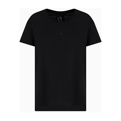 Giorgio Armani Icon Project, T-shirt med blank logotyp, Svart, XL Giorgio Armani Icon Project, T-shirt med blank logotyp, Svart, XL