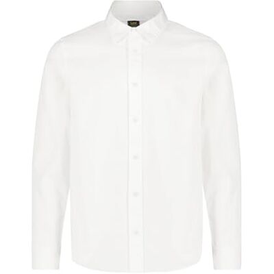 Lee herr patch shirt, Vit, L Lee herr patch shirt, Vit, L
