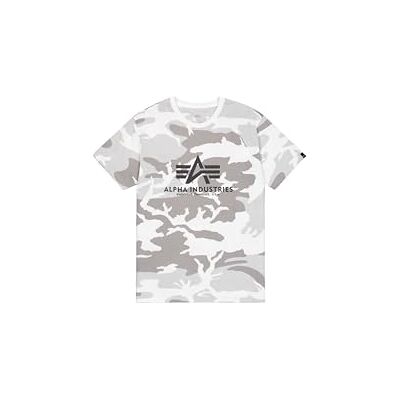 Alpha Industries Basic T-Shirt Camo för män White Camo Alpha Industries Basic T-Shirt Camo för män White Camo