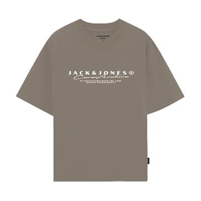 JACK & JONES Jcopoint branding Tee Ss Crew Neck FST, Ökenduvor, L JACK & JONES Jcopoint branding Tee Ss Crew Neck FST, Ökenduvor, L