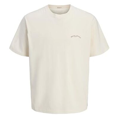 JACK & JONES Jorhydra Cutout Tee Ss Crew Neck, Antik vit, M JACK & JONES Jorhydra Cutout Tee Ss Crew Neck, Antik vit, M