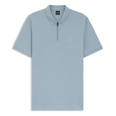 Boss Polo för män, Ljus/pastellblå 458, M Boss Polo för män, Ljus/pastellblå 458, M