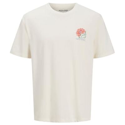 JACK & JONES Jorfloral Tee Ss Crew Neck Ft Styd Aw24, Häger, XS JACK & JONES Jorfloral Tee Ss Crew Neck Ft Styd Aw24, Häger, XS