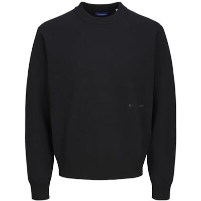 JACK & JONES JACK&JONES Jorvesterbro Knit Crew Neck Sn, svart, XS JACK & JONES JACK&JONES Jorvesterbro Knit Crew Neck Sn, svart, XS