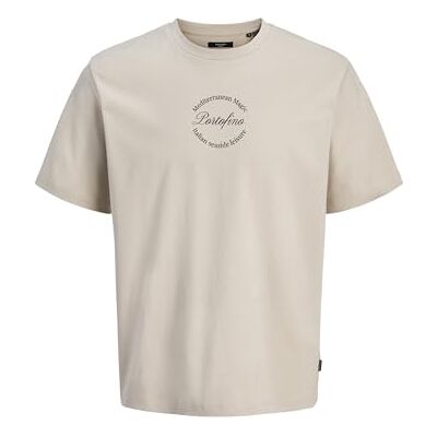 JACK & JONES herr Jprbladestination Ss Tee, Silverfoder, M JACK & JONES herr Jprbladestination Ss Tee, Silverfoder, M