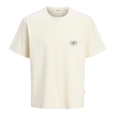 JACK & JONES Jorbellagio Back Tee Ss Crew Neck, Antik vit, XL JACK & JONES Jorbellagio Back Tee Ss Crew Neck, Antik vit, XL