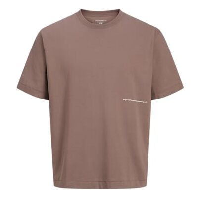 JACK & JONES Jorporto mönster Tee Ss Crew Neck, Djup mullvaden, L JACK & JONES Jorporto mönster Tee Ss Crew Neck, Djup mullvaden, L