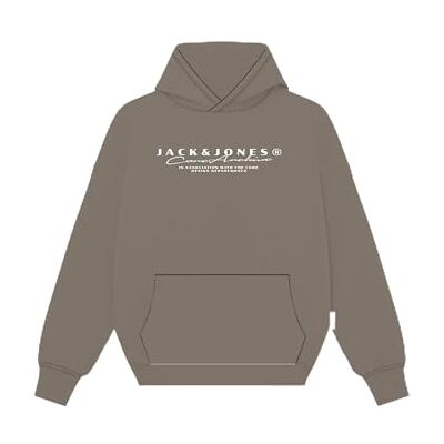 JACK & JONES Jcopoint branding sweat Hood FST, Ökenduvor, S JACK & JONES Jcopoint branding sweat Hood FST, Ökenduvor, S