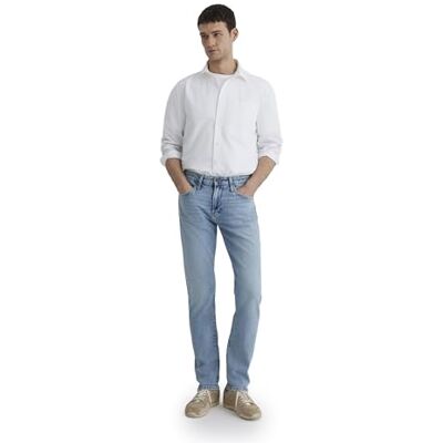 Mavi Jake Jeans för män, Dusty Bleach Classic Denim, 36/34, Dusty Bleach Classic Denim, 36W / 34L Mavi Jake Jeans för män, Dusty Bleach Classic Denim, 36/34, Dusty Bleach Classic Denim, 36W / 34L