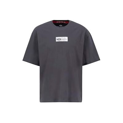 Alpha Industries Metal Plate T för män, Vintage Grey, 3XL Alpha Industries Metal Plate T för män, Vintage Grey, 3XL