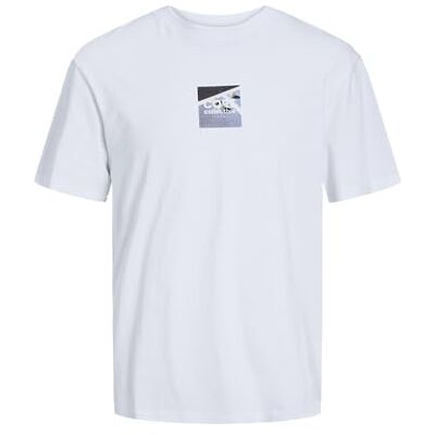 JACK & JONES JCOEDITION Berlin Tee SS Crew Neck, Ljus vit/tryck: tennis, XL JACK & JONES JCOEDITION Berlin Tee SS Crew Neck, Ljus vit/tryck: tennis, XL