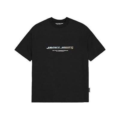 JACK & JONES herr Jcolido Tee Ss Crew Neck FST Pls, svart, 3XL JACK & JONES herr Jcolido Tee Ss Crew Neck FST Pls, svart, 3XL