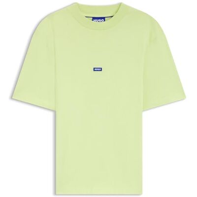 HUGO T-shirt för män, Ljusgrön 323, S HUGO T-shirt för män, Ljusgrön 323, S