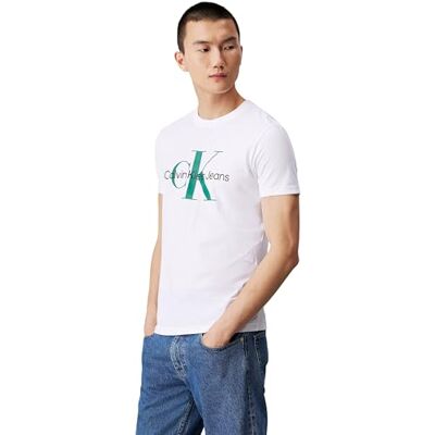 Calvin herr säsongsmonolog t-shirt S/S t-shirt, Kritvit, 5XL Calvin herr säsongsmonolog t-shirt S/S t-shirt, Kritvit, 5XL