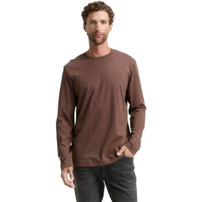 TOM TAILOR herr 1048584 Långärmad T-shirt för män TOM TAILOR herr 1048584 Långärmad T-shirt för män
