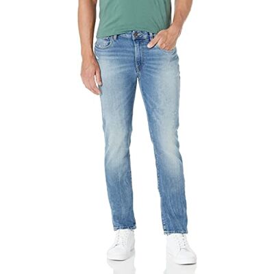 Buffalo David Bitton Slim Ash Jeans f r m n, drad och kontrasterad, 33W / 34L Buffalo David Bitton Slim Ash Jeans f r m n, drad och kontrasterad, 33W / 34L
