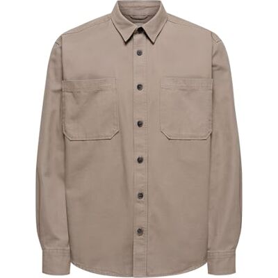 Only & Sons Onsalp Canvas Overshirt 0359 Noos, Ökenduvor, L Only & Sons Onsalp Canvas Overshirt 0359 Noos, Ökenduvor, L
