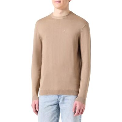 Replay herr regular fit bomullströja, 875 Military Khaki, XXL Replay herr regular fit bomullströja, 875 Military Khaki, XXL