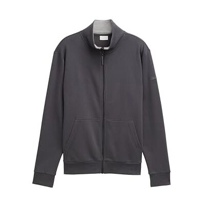 TOM TAILOR Sweatshirt för män, 10899 Tarmacgrå, M TOM TAILOR Sweatshirt för män, 10899 Tarmacgrå, M
