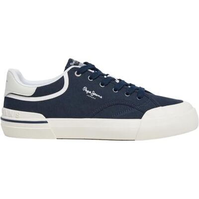 Pepe Jeans Nolan Basic M, Sneak Män, Blå Stål Blå, 41 EU Pepe Jeans Nolan Basic M, Sneak Män, Blå Stål Blå, 41 EU