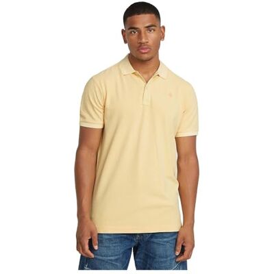 G-STAR RAW Dunda Overdyed Slim pikétröja, Gul (Lt Buff Yellow Gd D11595-d756-h187), M G-STAR RAW Dunda Overdyed Slim pikétröja, Gul (Lt Buff Yellow Gd D11595-d756-h187), M