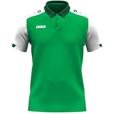 JAKO Unisex pikétröja Dynamic, grön/vit/mörkgrön, 3XL JAKO Unisex pikétröja Dynamic, grön/vit/mörkgrön, 3XL