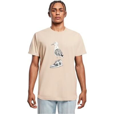 Tee herr-t-shirt, fisksneakers, t-shirt, t-shirt med tryck, tryck t-shirt, streetwear, sand, S Tee herr-t-shirt, fisksneakers, t-shirt, t-shirt med tryck, tryck t-shirt, streetwear, sand, S