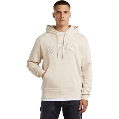 G-STAR RAW G-STAR Embro Logo HB HDD Sw herrtröja, vit (Dk Talc D27100-d257-a488), L, Vit (Dk Talc D27100-d257-a488), L G-STAR RAW G-STAR Embro Logo HB HDD Sw herrtröja, vit (Dk Talc D27100-d257-a488), L, Vit (Dk Talc D27100-d257-a488), L
