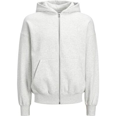 JACK & JONES JACK&JONES JJEURBAN Edge Sweat Zip Hood NOOS, Vit melange, M JACK & JONES JACK&JONES JJEURBAN Edge Sweat Zip Hood NOOS, Vit melange, M