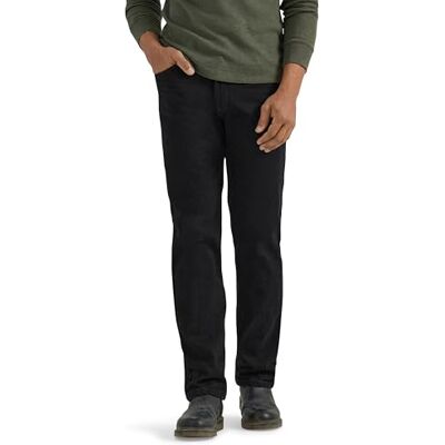 Wrangler Authentics herr avslappnade byxor, svart, 36W / 32L Wrangler Authentics herr avslappnade byxor, svart, 36W / 32L
