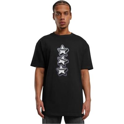 Tee herr t-shirt, svart, L plus size tall Tee herr t-shirt, svart, L plus size tall