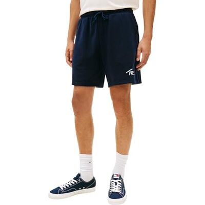 Tommy Jeans herr TJM signatur strand kort DM0DM23017 sweatshorts, blå (mörk natt marinblå), XL Tommy Jeans herr TJM signatur strand kort DM0DM23017 sweatshorts, blå (mörk natt marinblå), XL