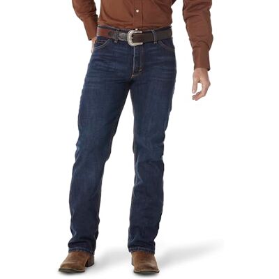 Wrangler Herr 20 x 02 Competition Slim Fit Jean, Dillon, 27W x 36L Wrangler Herr 20 x 02 Competition Slim Fit Jean, Dillon, 27W x 36L