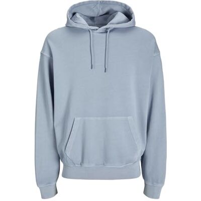 JACK & JONES Jjecharge Noos blekt huvtröja tröja, chambray blå, XS herr, Chambray Blue., XS JACK & JONES Jjecharge Noos blekt huvtröja tröja, chambray blå, XS herr, Chambray Blue., XS