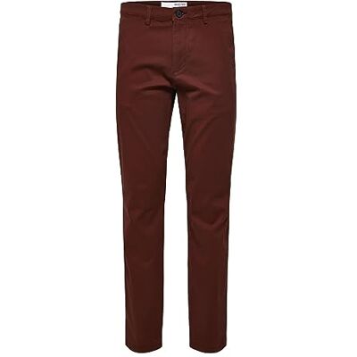 SELECTED HOMME SLH175-SLIM New Miles Flex Pant NOOS, Körsbärsmahogny, 29W / 32L SELECTED HOMME SLH175-SLIM New Miles Flex Pant NOOS, Körsbärsmahogny, 29W / 32L