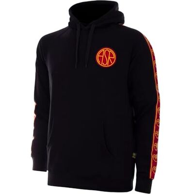 AS Roma Black Taper Hooded Sweater XL, Svart, XL AS Roma Black Taper Hooded Sweater XL, Svart, XL