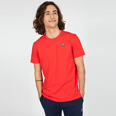 Le Coq Sportif Sport Varumärke Modell ESS tee SS N°3 M Tech Röd Le Coq Sportif Sport Varumärke Modell ESS tee SS N°3 M Tech Röd