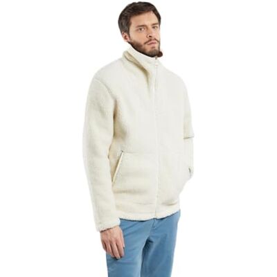 Armor-lux Armor Lux Heritage vändbar sherpajacka, Natur, XL Armor-lux Armor Lux Heritage vändbar sherpajacka, Natur, XL